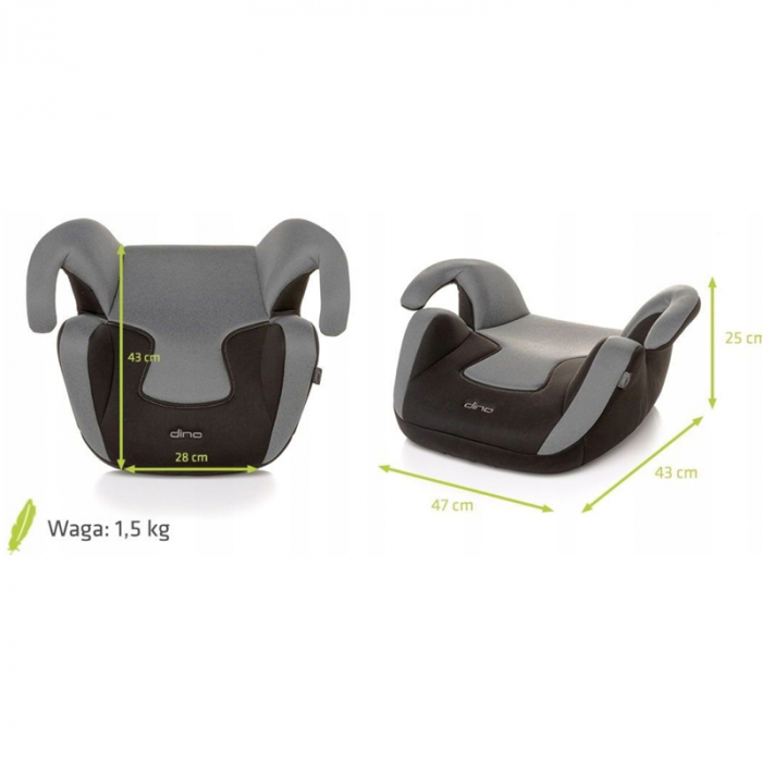 Inaltator auto pentru copii Dino 4Baby 957213, Visiniu [3]