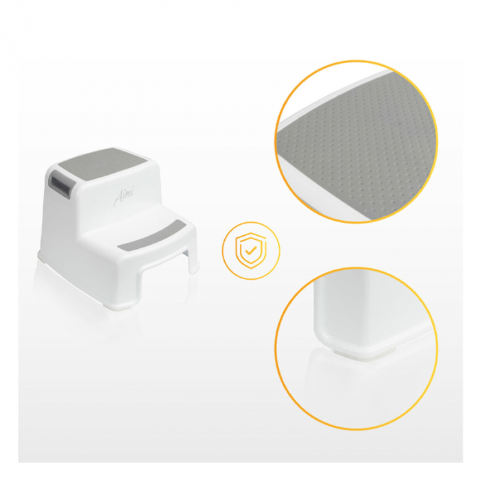 Inaltator cu doua trepte pentru toaleta si chiuveta Sensillo Aimi 398242, Alb [6]
