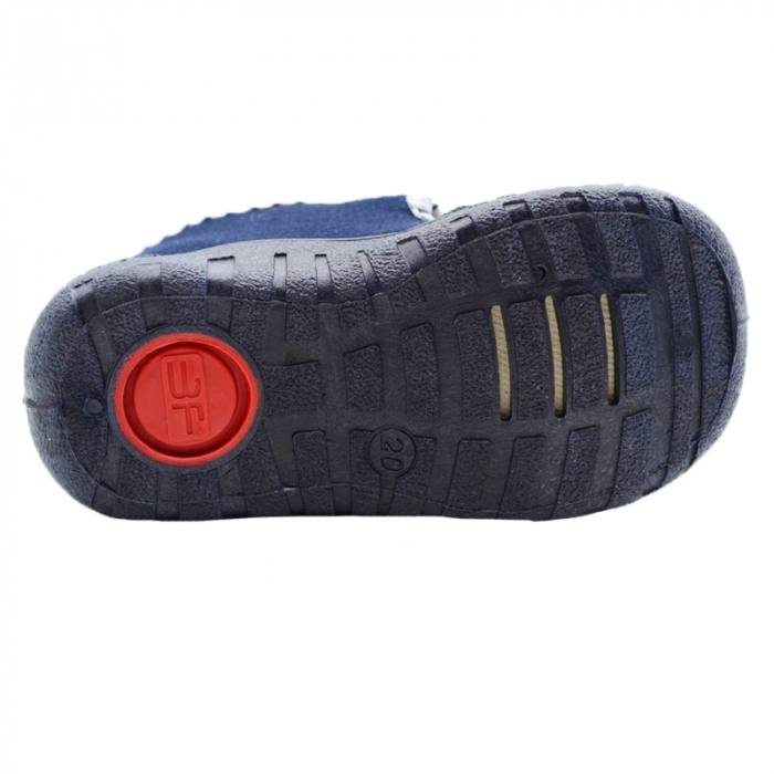 Sandale din panza pentru baieti 3F 3FP-2-25, Bleumarin [3]