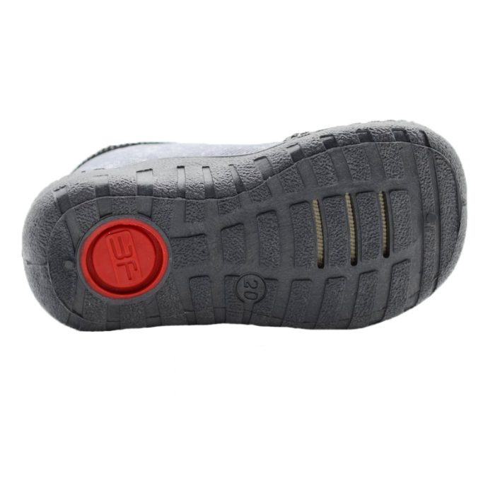 Sandale din panza pentru baieti 3F 3FP-3-25, Gri [3]