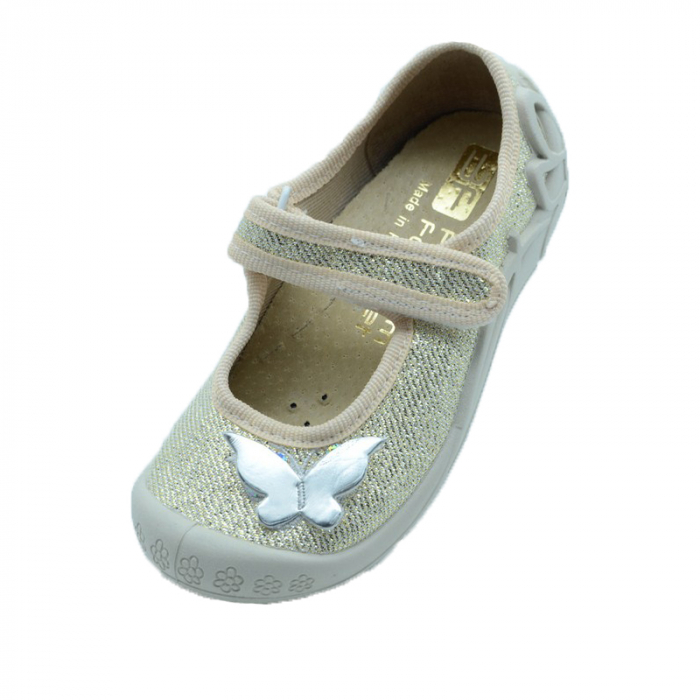 Pantofi pentru fete 3F F3-5-25, Auriu [2]