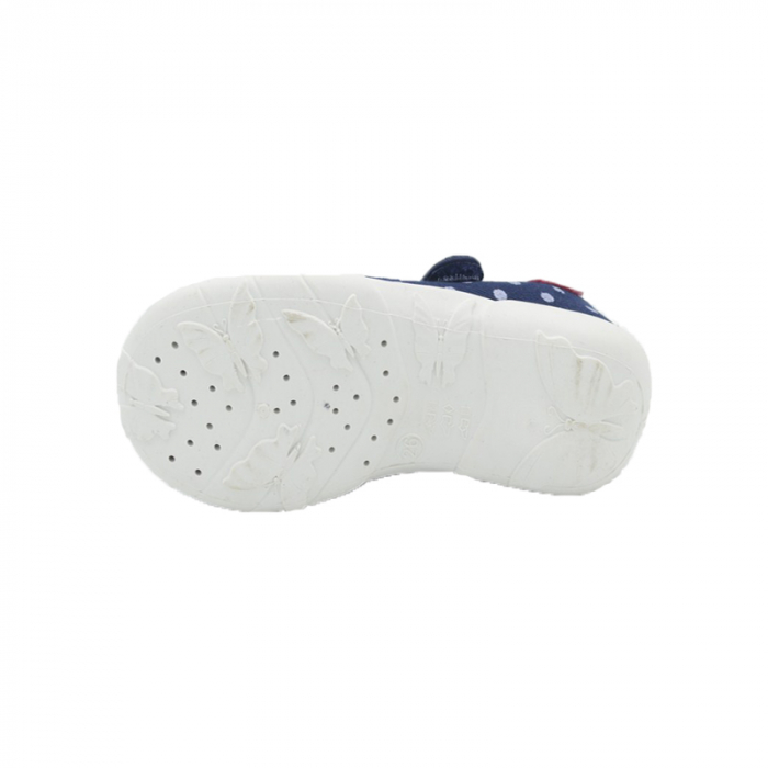 Pantofi din panza pentru fete Renbut 33-415-098-30, Bleumarin [2]