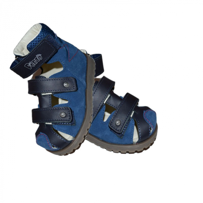 Sandale profilactice din piele naturala pentru fete Mrugala 1288-40708-29, Roz [2]