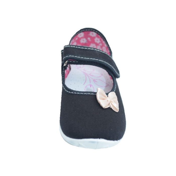 Pantofi profilactici din panza pentru fete Renbut RBTF38N-28, Negru [3]