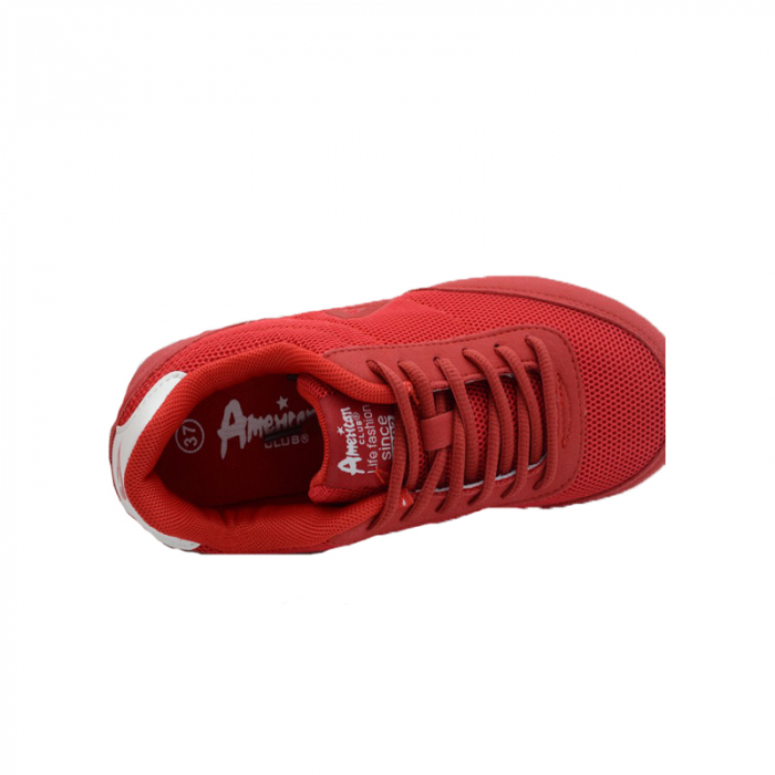 Pantofi sport pentru baieti American Club 8707066, Rosu [3]
