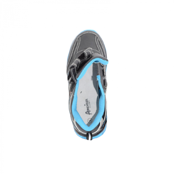 Pantofi sport pentru baieti American Club CA51-13287, Gri [4]