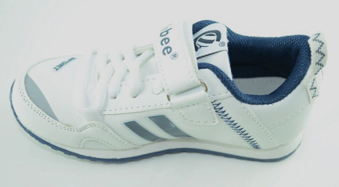 Pantofi sport pentru baieti Clibee F-51B, Alb [2]