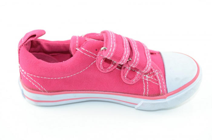 Tenisi din panza pentru fete American Club AC1-26, Fucsia [2]