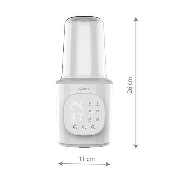 Incalzitor si sterilizator electric 6 in 1, pentru biberoane BabyOno 1599, Gri [5]