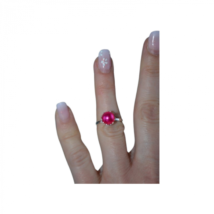 Inel pentru fete, Mini Junior 210225-22, Fucsia [2]