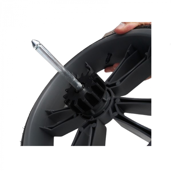 Osie metalica pentru roata carucior BabyActive RTA-BA47, Gri [3]