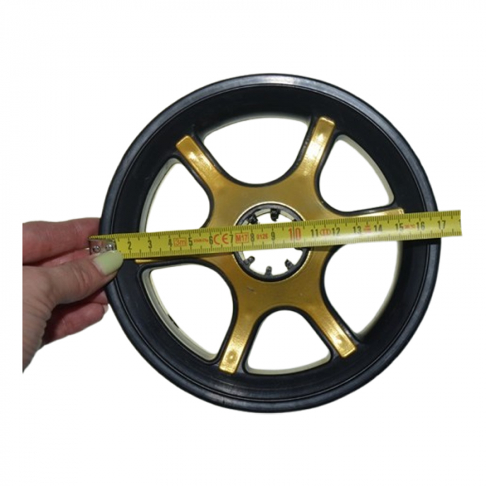 Janta față, din plastic, pentru carucior BabyActive, JC3006-7, Negru [2]