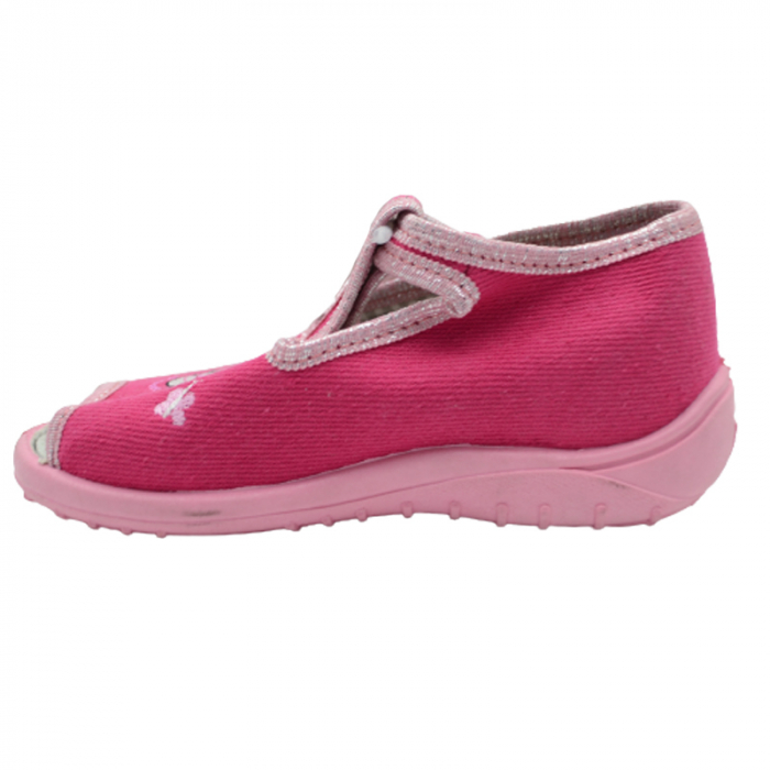 Sandale din panza pentru fete Nazo NZ32411-19, Fucsia [2]