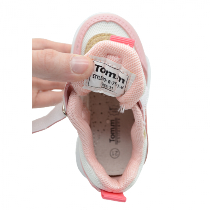 Pantofi sport pentru fete Tom Miki C-T7977-H-24, Roz [5]