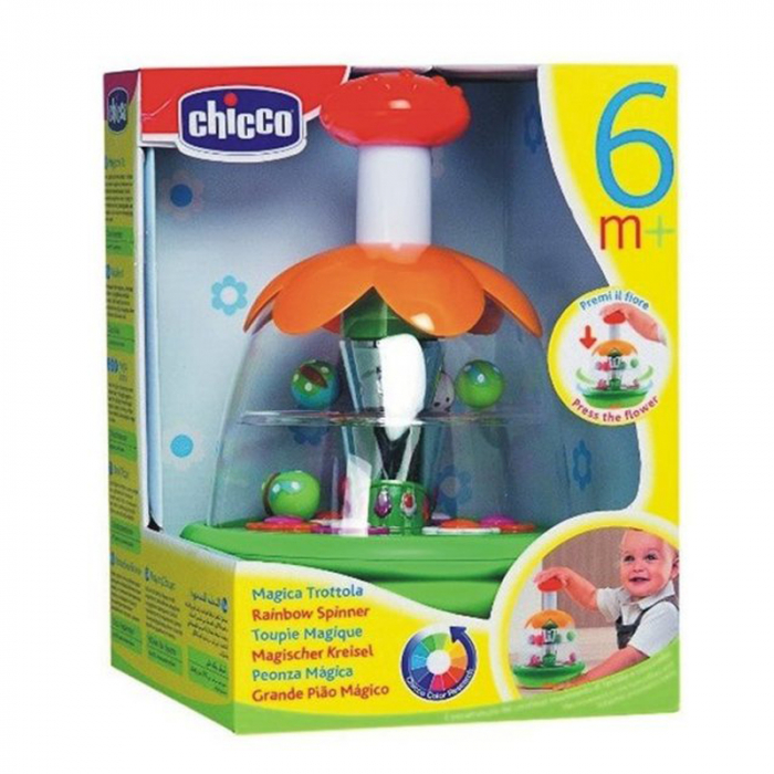 Jucăria spinner curcubeu pentru copii Chicco 772941, Multicolor [2]
