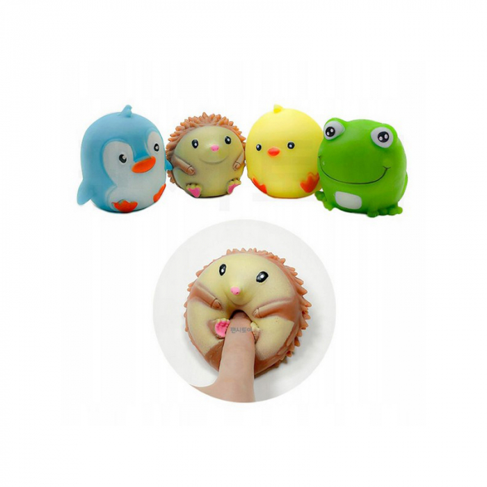 Jucarie antistres pinguin, pentru copii, Midex 620450-04P, Albastru [2]