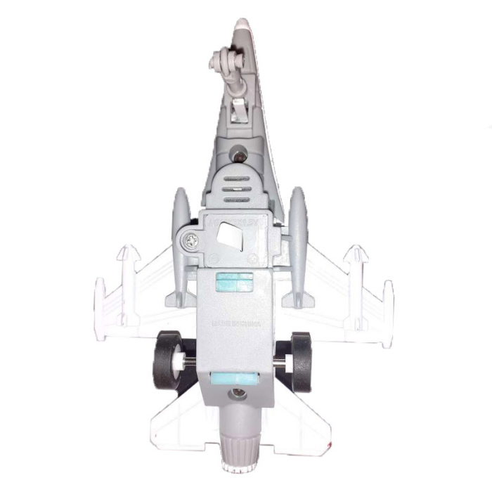 Jucarie avion metalic 13 cm Midex Speed Thunder 447545, Alb [2]