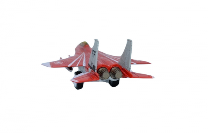 Jucarie avion metalic-Midex 0530L-RO, Rosu [3]