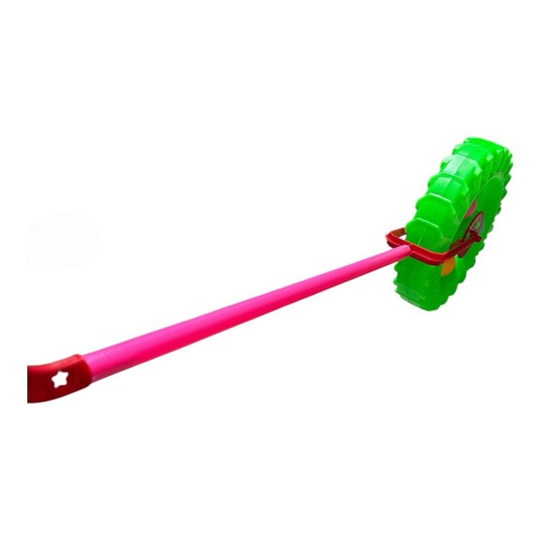 Jucarie de impins pentru copii, roata, Mini Junior 0207V, Verde [3]