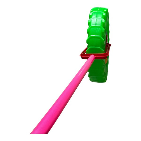 Jucarie de impins pentru copii, roata, Mini Junior 0207V, Verde [2]