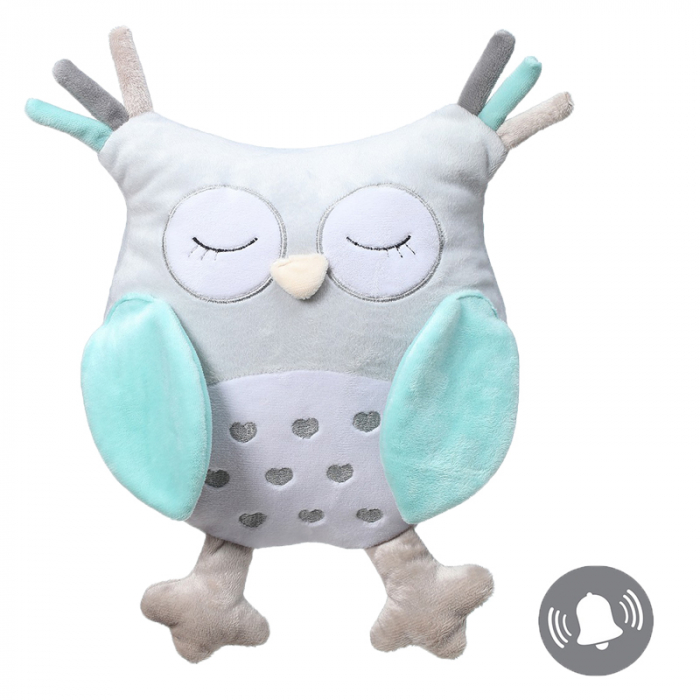 Jucarie de plus BabyOno Bufnita 441B, Multicolor [2]