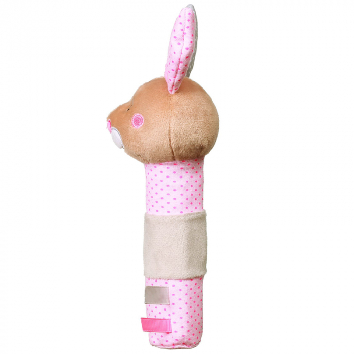 Jucarie de plus BabyOno Iepuras 621, Multicolor [2]