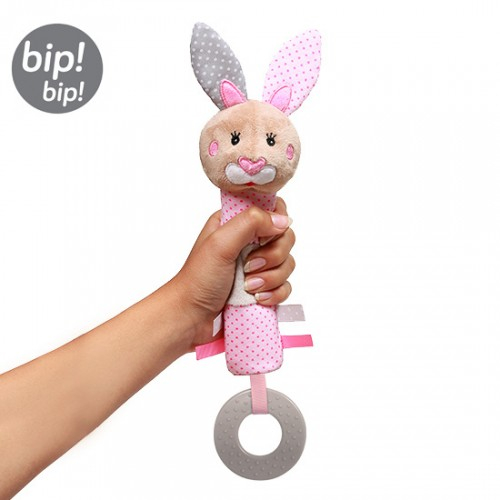 Jucarie de plus BabyOno Iepuras 621, Multicolor [3]