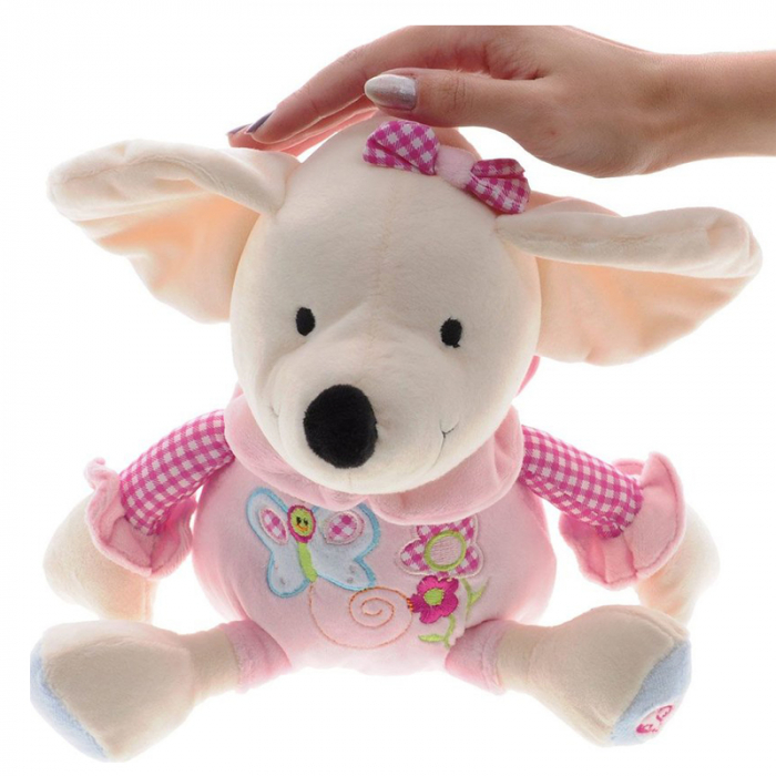Jucarie de plus BabyOno Soricel 927R, Roz [2]