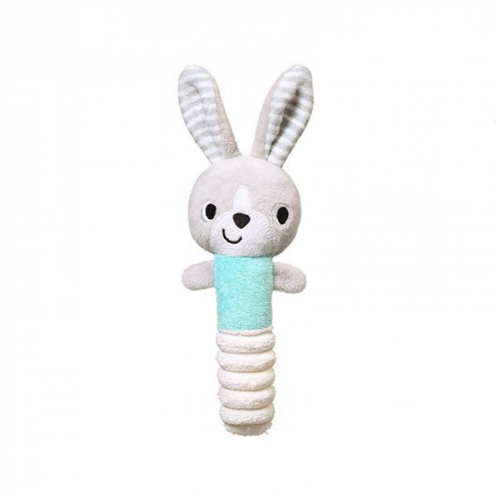 Jucarie de plus chitaitoare Iepuras BabyOno 1496, Multicolor [1]