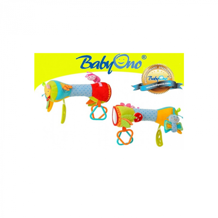 Jucarie de plus rolou educational Baby Ono ON1256, Multicolor [3]