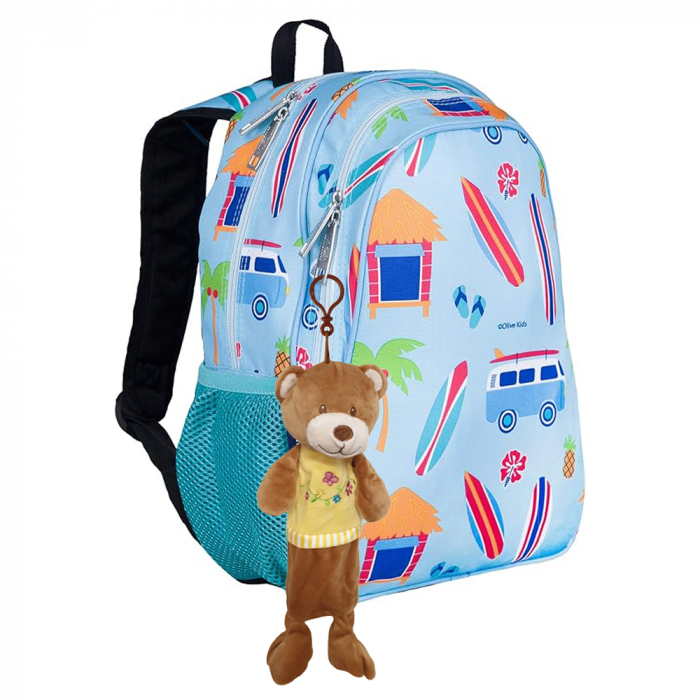 Jucarie de plus tip breloc, cu spatiu depozitare, 35 cm, Urs, WJ6113-D [4]