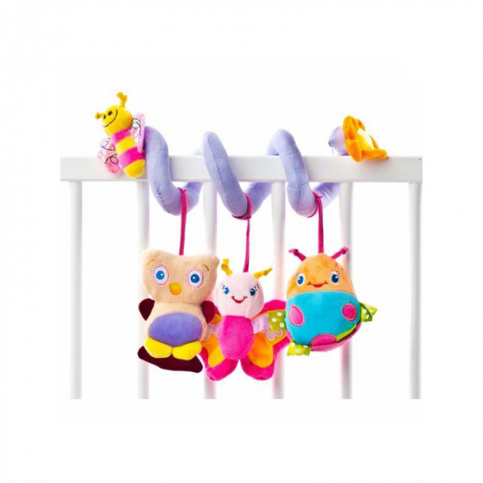 Jucarie din plus spirala pentru bebelusi Sensillo 24204, Multicolor [3]