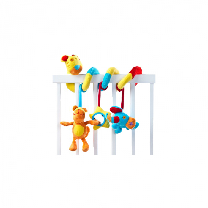 Jucarie din plus spirala pentru bebelusi Sensillo 24211, Multicolor [3]