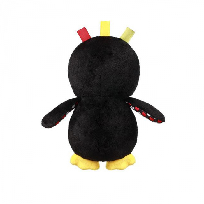 Jucarie din plus zornaitoare BabyOno Penguin Connor 640-P, Negru [3]