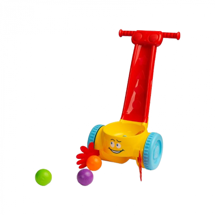 Jucarie educationala de impins si colectat mingi, Toys 398037, Multicolor [1]
