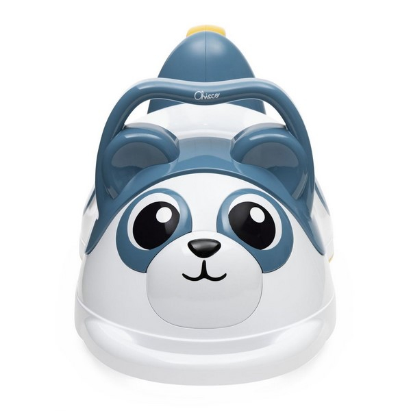 Jucarie educationala Panda 3 in 1, masina, scaun si roaba, Chicco 112852, Albastru [2]