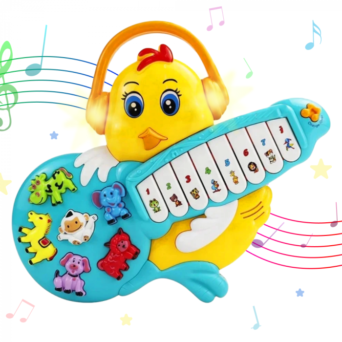 Jucarie Educativa, Mini Orga Puiut RCO, 23x27.5x3 cm, +12 luni, WW7017 [1]