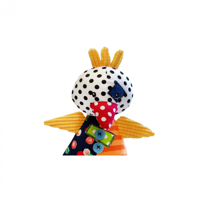 Jucarie educativa pentru bebelusi Puisor BoboBaby ZW-18D, Multicolor [3]