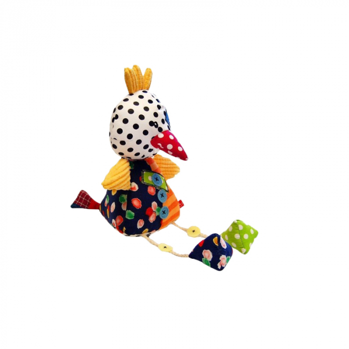 Jucarie educativa pentru bebelusi Puisor BoboBaby ZW-18D, Multicolor [2]