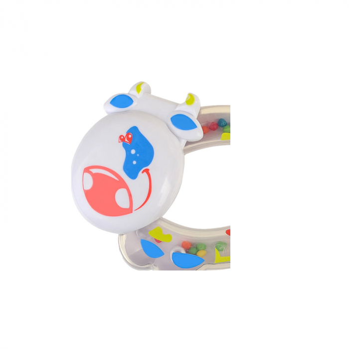 Jucarie educativa pentru bebelusi Vacuta BabyOno 1380, Multicolor [2]