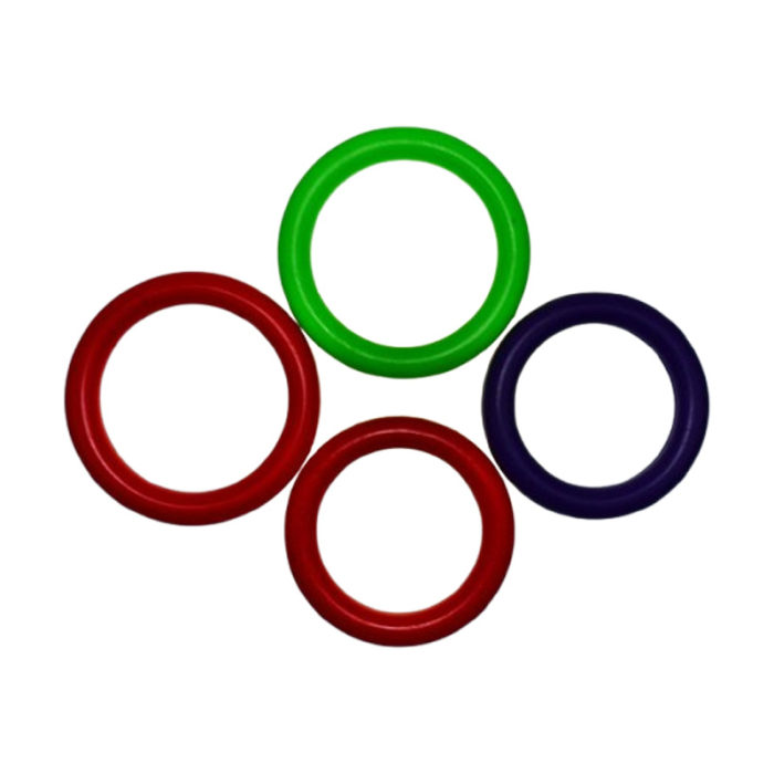 Jucarie educativa, ratusca cu 4 cercuri, 30 x 15 cm, Mini Junior R2011, Multicolor [6]