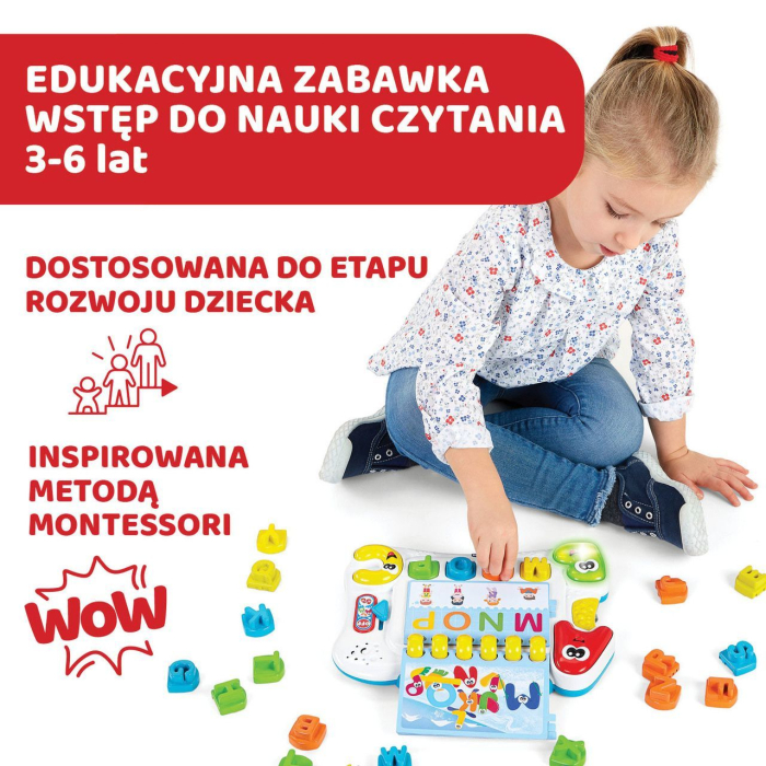 Jucarie interactiva cu alfabet, pentru copii, Chicco Edu Cheerful Alphabet, 131488, Multicolor [4]