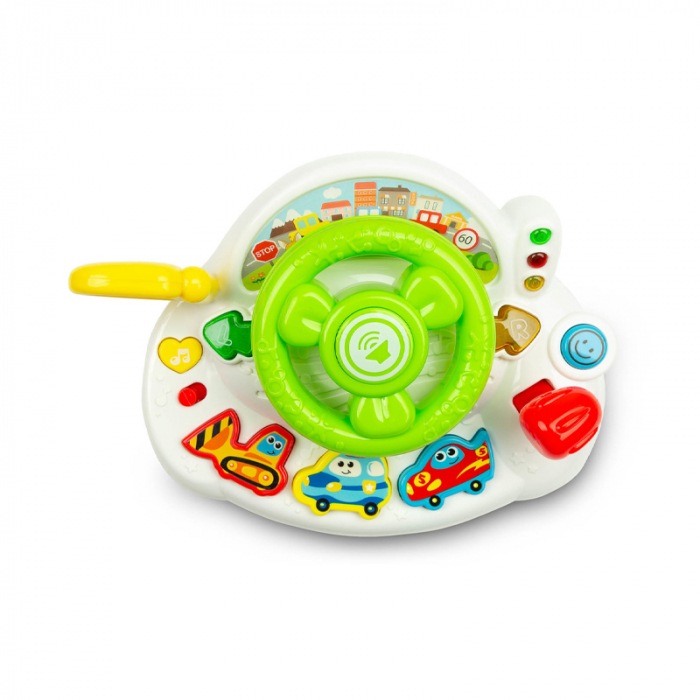 Jucarie interactiva cu volan Toyz 9006, Multicolor [2]
