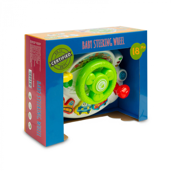 Jucarie interactiva cu volan Toyz 9006, Multicolor [6]