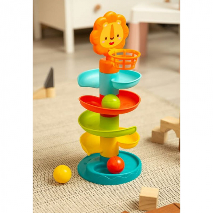 Jucarie interactiva Basketball with a Lion pentru copii 24 x 18 x 18 cm Toyz HE8067, Multicolor [3]