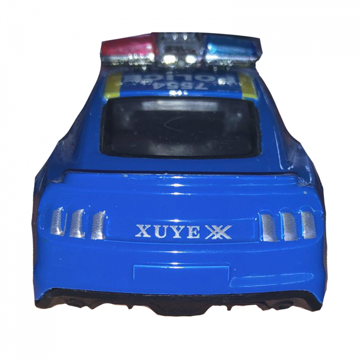 Jucarie masinuta de politie Toys 218A, Albastru [2]