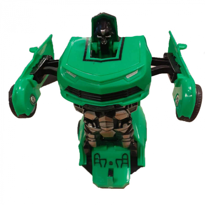 Jucarie masinuta tip robot Mini Junior 949880V, Verde [2]