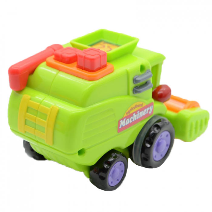 Jucarie pentru baieti combina agricola Huile Toys 386ABCC, Verde [2]