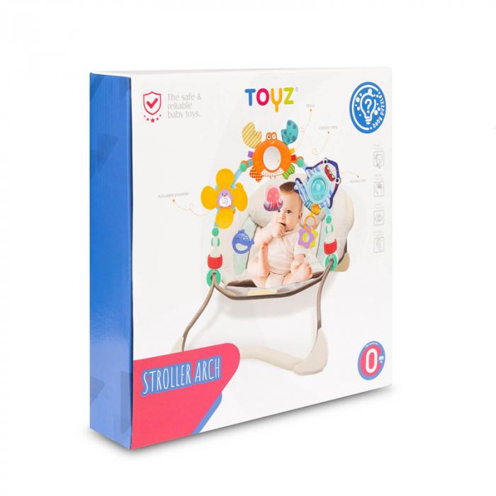Jucarie pentru carucior/patut Toyz HE0315, Multicolor [7]