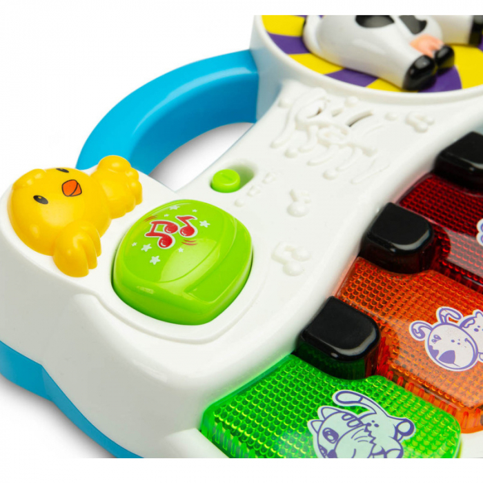 Jucarie educationala pian Piamo Farm Toyz 393186, Multicolor [3]